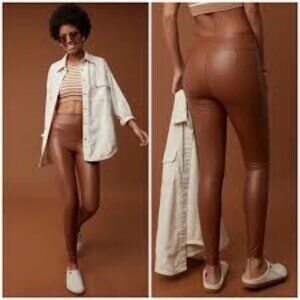 NWT: OFFLINE By Aerie Real Luxe Faux Leather Legging